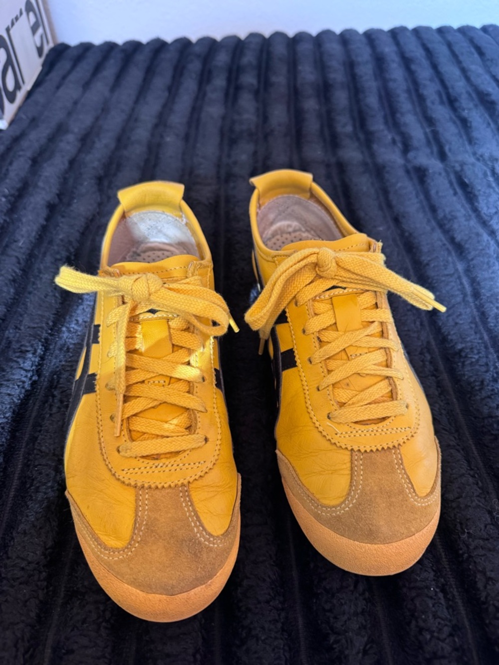 Onitsuka Tiger by Asics Yellow & Black Sneakers - Picture 2 of 6
